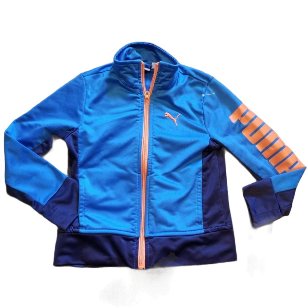 Kids PUMA Track Unisex Jacket in GUC (Size 2)